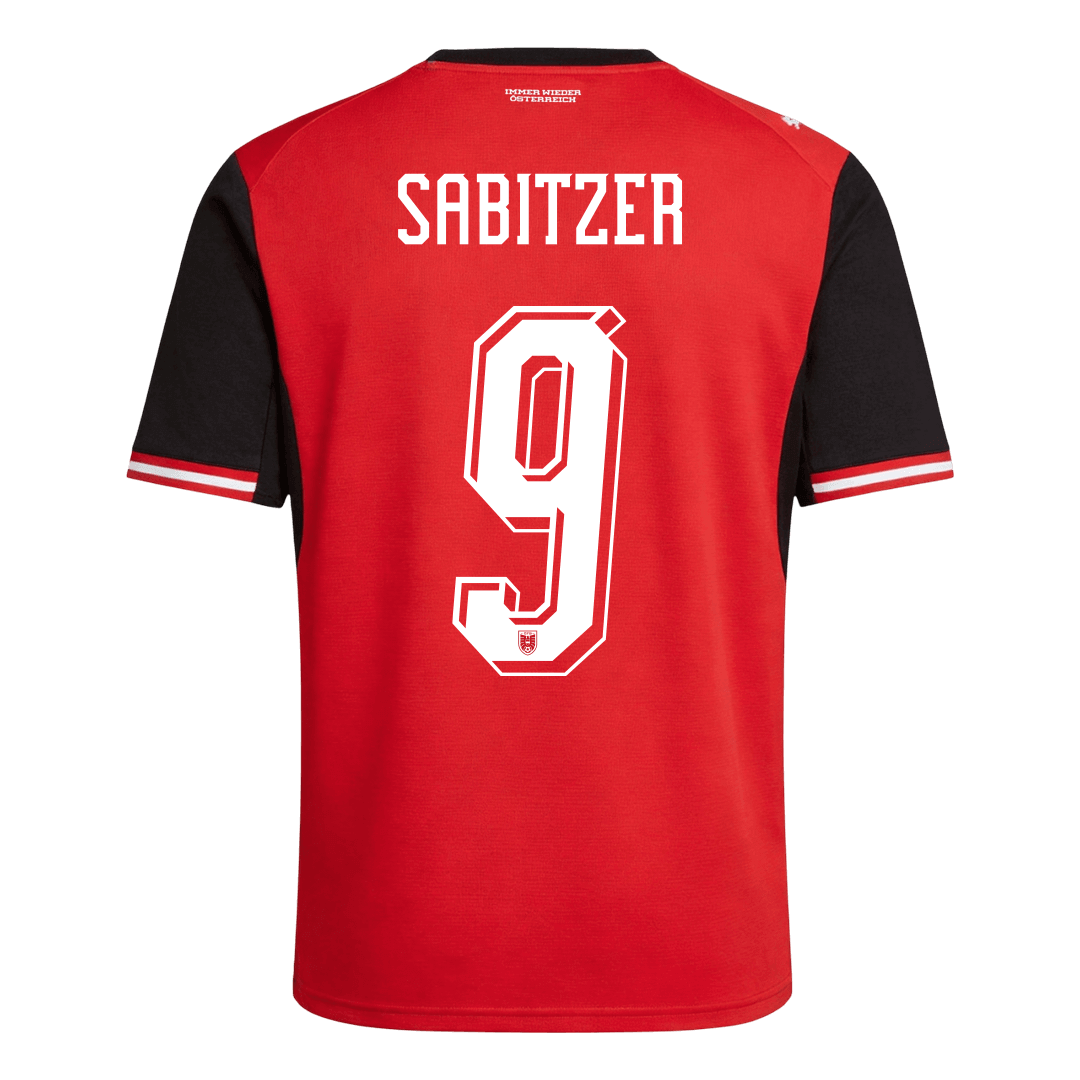 SABITZER #9 Men's Austria World Cup 2026 Home Soccer Jersey product view 9