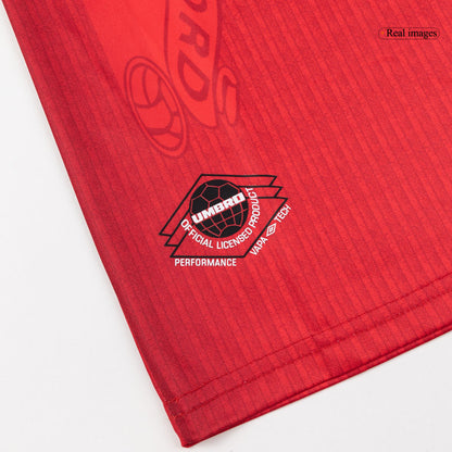Retro Men's Manchester United 1996/97 Home Soccer Jersey product view 3