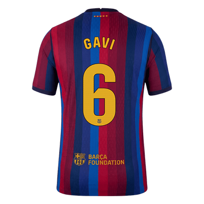 GAVI #6 Men's Barcelona 2026/27 Player Version Home Soccer Jersey product view 3