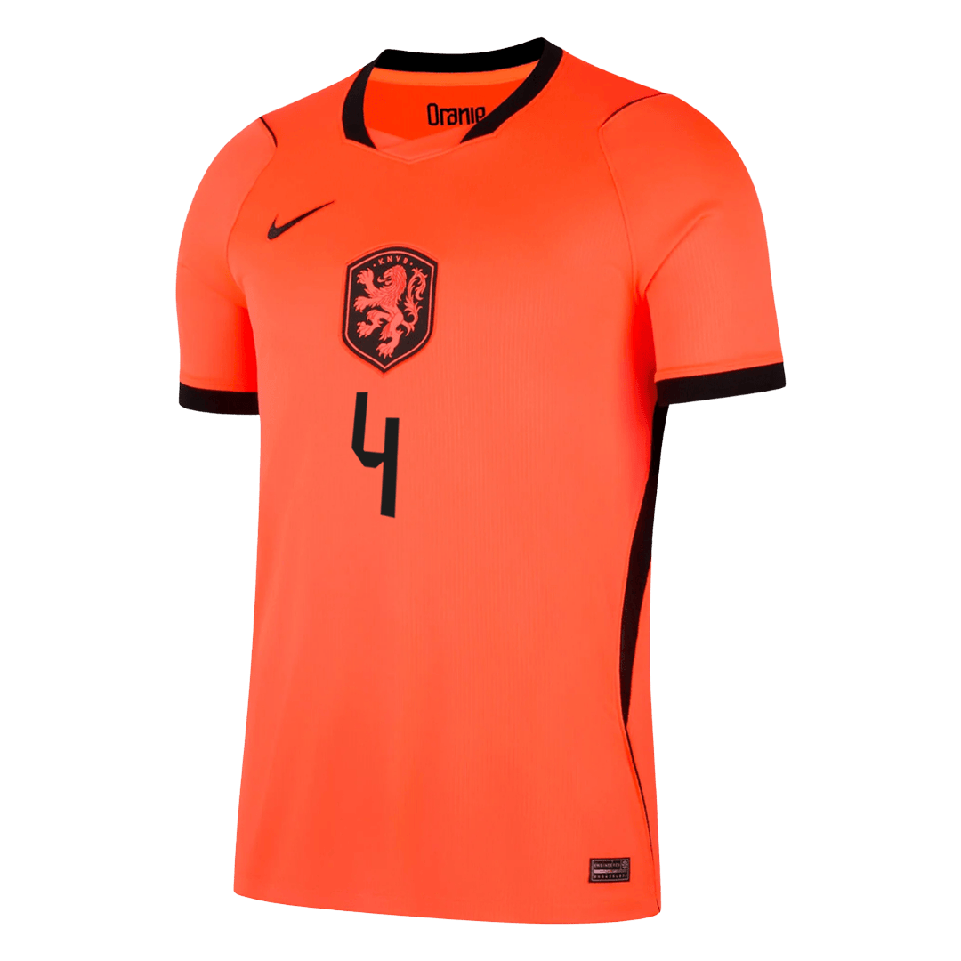 VIRGIL #4 Men's Netherlands World Cup 2026 Home Soccer Jersey product view 8