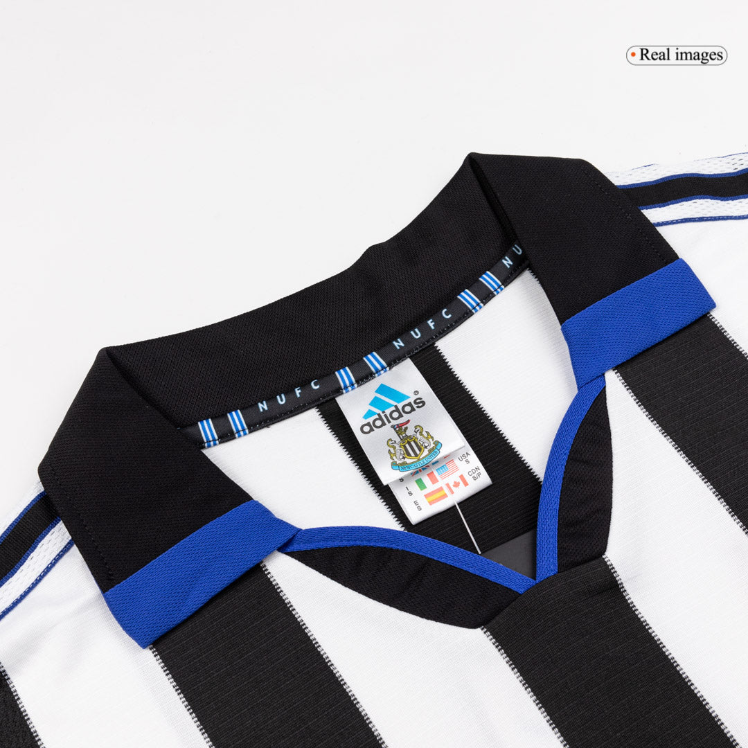 Retro Men's Newcastle United 1999/00 Home Soccer Jersey product view 8