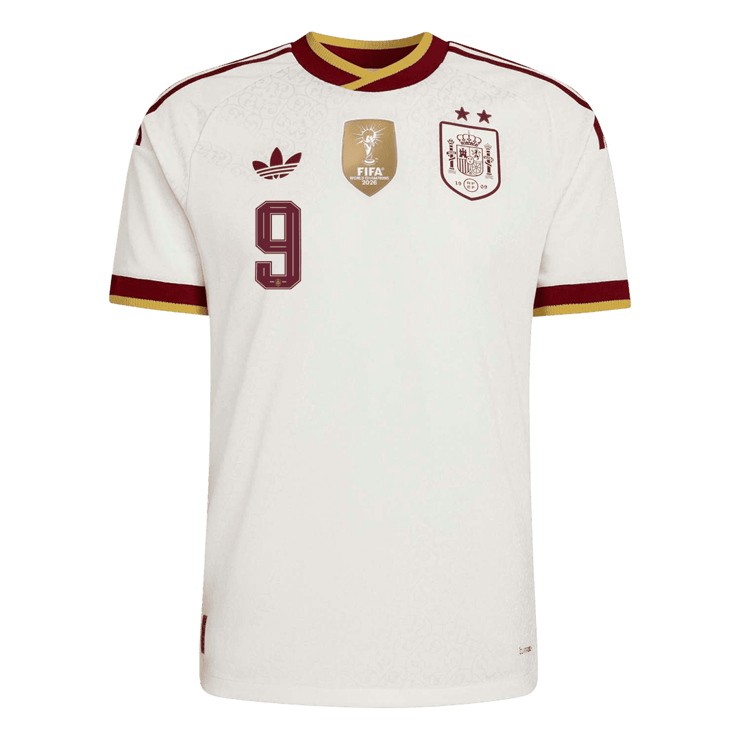 GAVI #9 Men's Spain World Cup 2026 Player Version Champion Edition Away Soccer Jersey product view 8