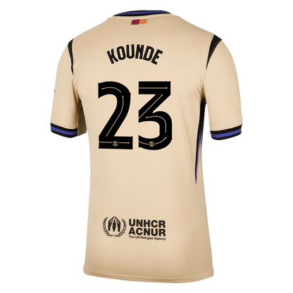 KOUNDE #23 Men's Barcelona UCL 2025/26 Away Soccer Jersey product view 14