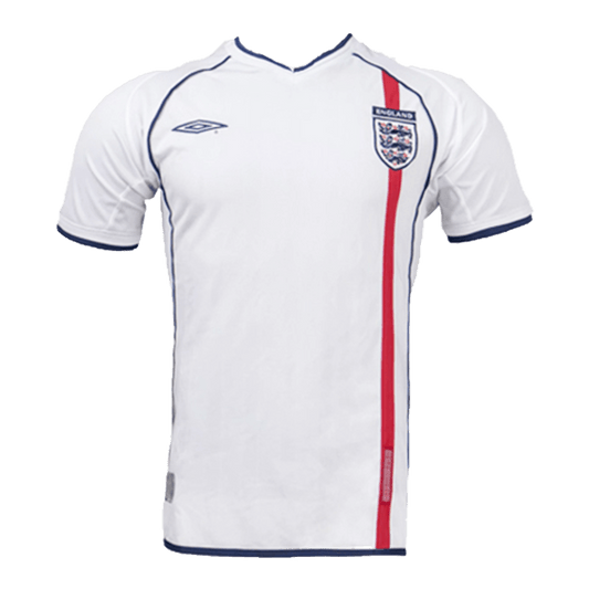 Retro Men's England 2002 Home Soccer Jersey product view 1