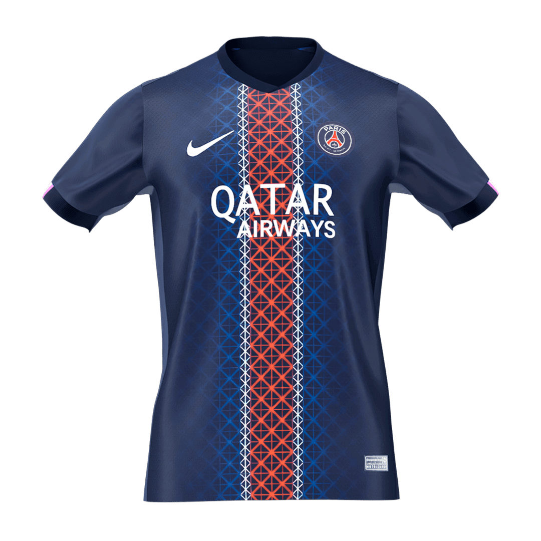 Men's PSG 2025/26 Home Soccer Jersey Premium product view 1