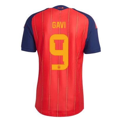 GAVI #9 Men's Spain World Cup 2026 Player Version Home Soccer Jersey - Slim Fit product view 3