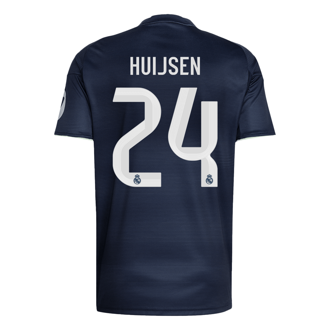 HUIJSEN #24 Men's Real Madrid 2025/26 Away Soccer Jersey Premium product view 11