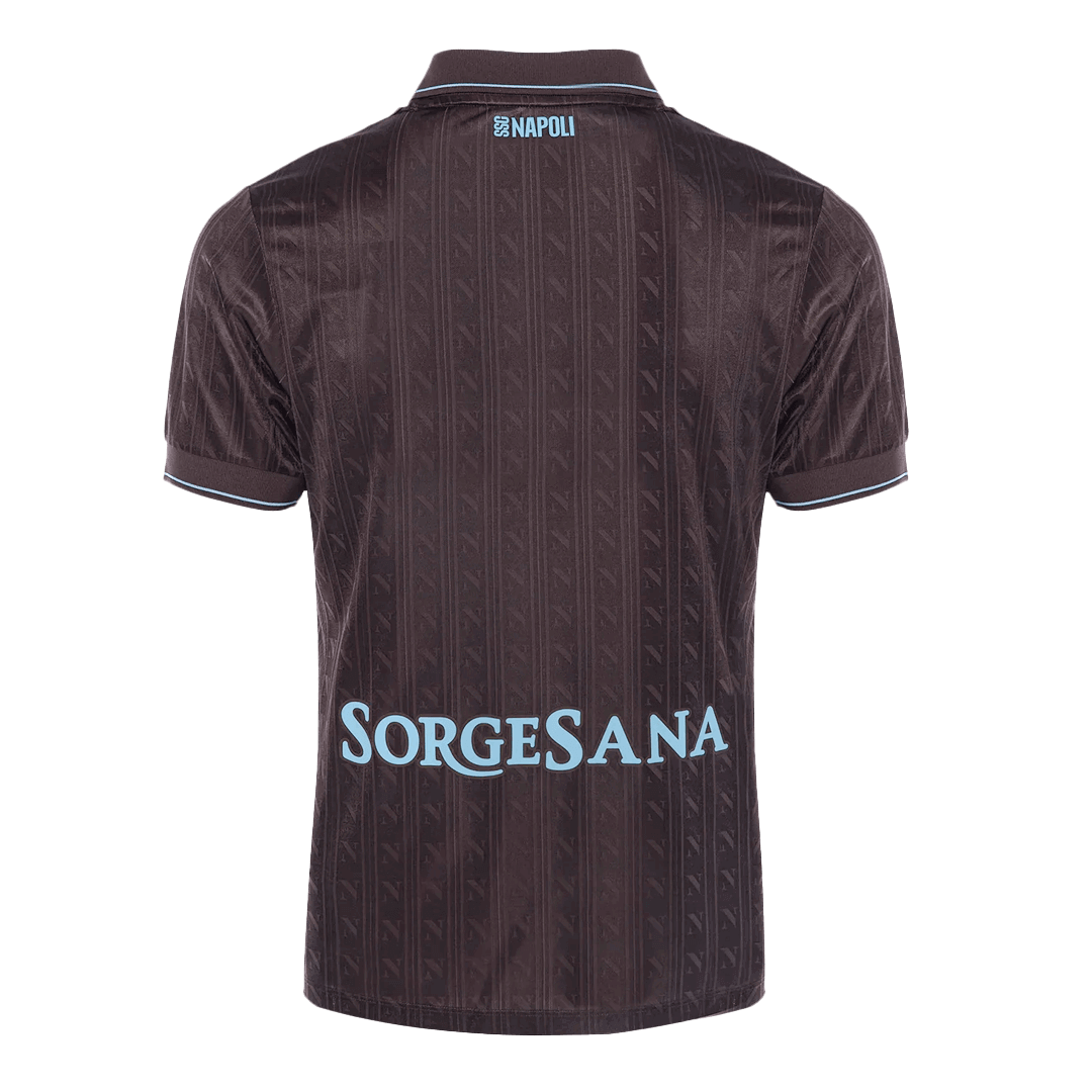Men's Napoli 2025/26 Player Version Third Away Soccer Jersey - Slim Fit