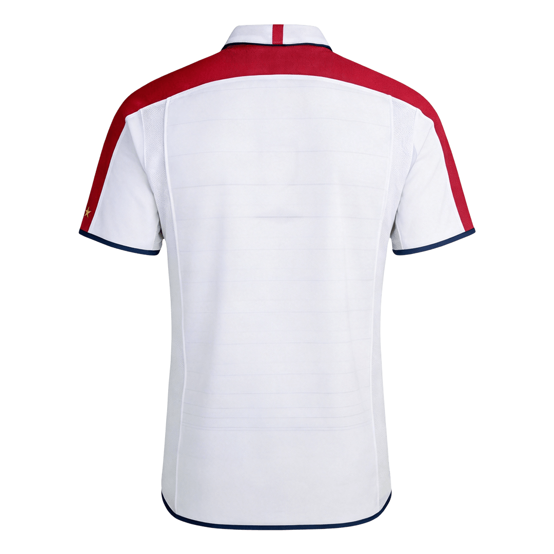 Retro Men's England 2004 Home Soccer Jersey product view 2