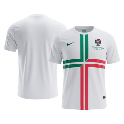 Retro Men's Portugal 2012 Away Soccer Jersey product view 8