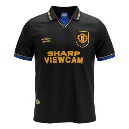 Retro Men's Manchester United 1993/94 Away Soccer Jersey product view 1
