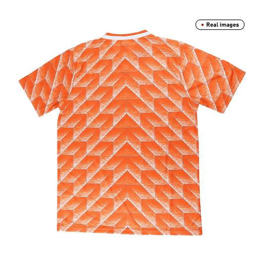 Retro Men's Netherlands 1988 Home Soccer Jersey product view 2