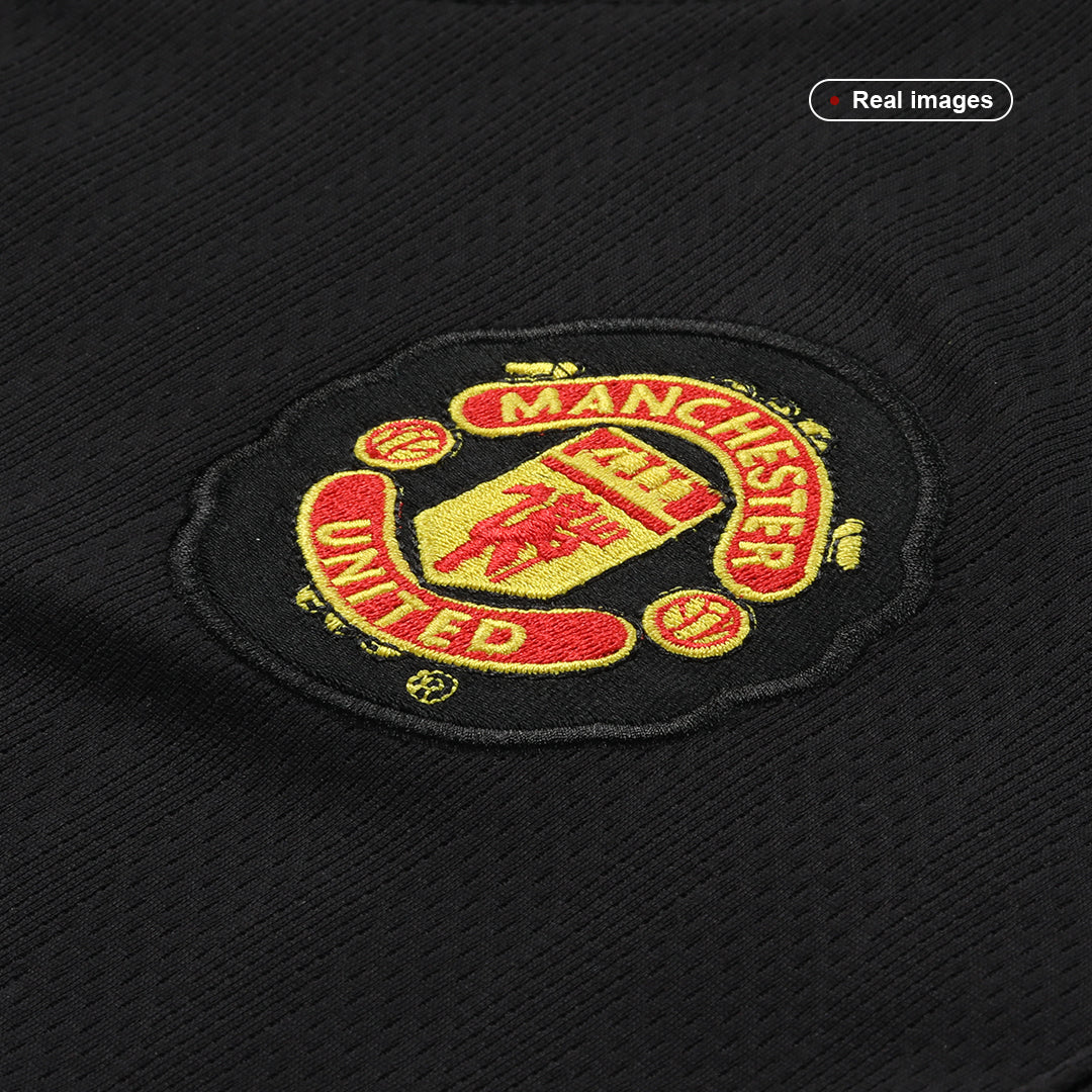 Retro SCHOLES #18 Men's Manchester United 2007/08 Away Soccer Jersey product view 6