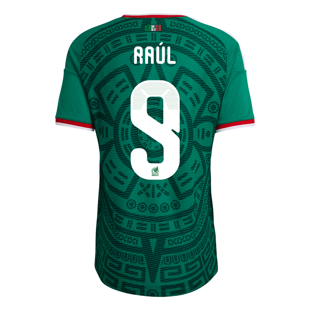Raúl #9 Men's Mexico World Cup 2026 Player Version Home Soccer Jersey - Slim Fit product view 9