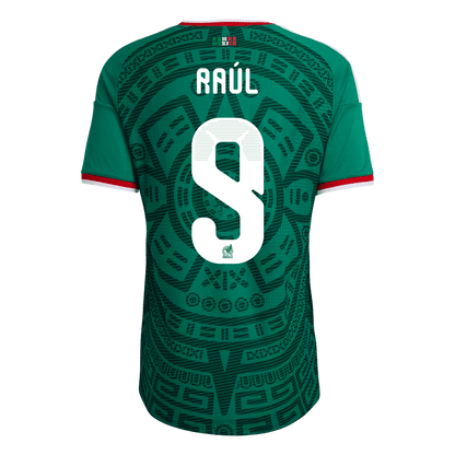 Raúl #9 Men's Mexico World Cup 2026 Player Version Home Soccer Jersey - Slim Fit product view 9
