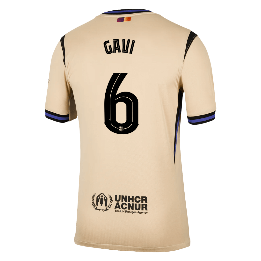 GAVI #6 Men's Barcelona UCL 2025/26 Away Soccer Jersey product view 13