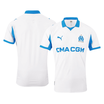 Men's Marseille 2025/26 Player Version Home Soccer Jersey - Slim Fit product view 9