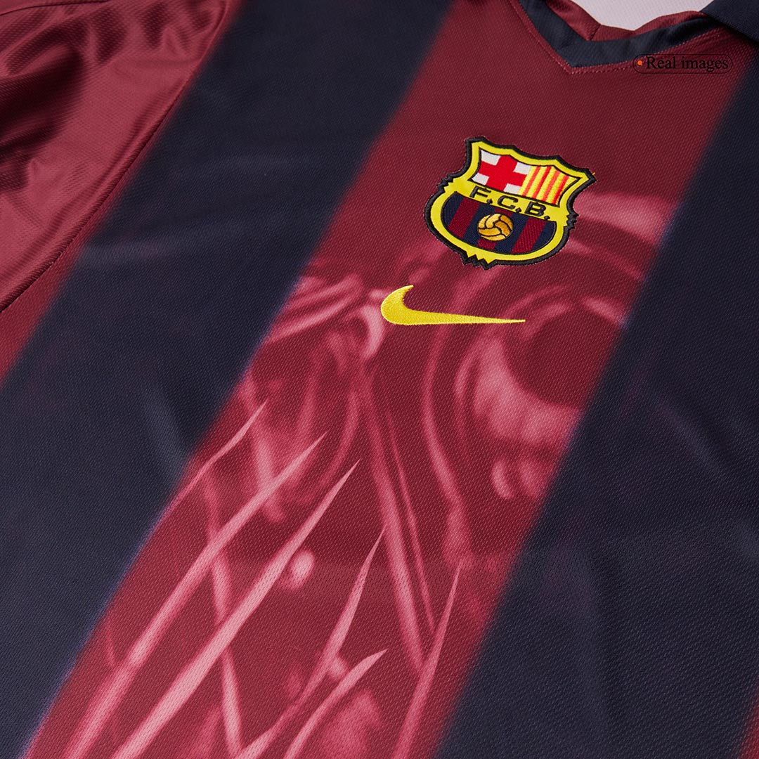 Retro Men's Barcelona 2000/01 Home Soccer Jersey product view 8