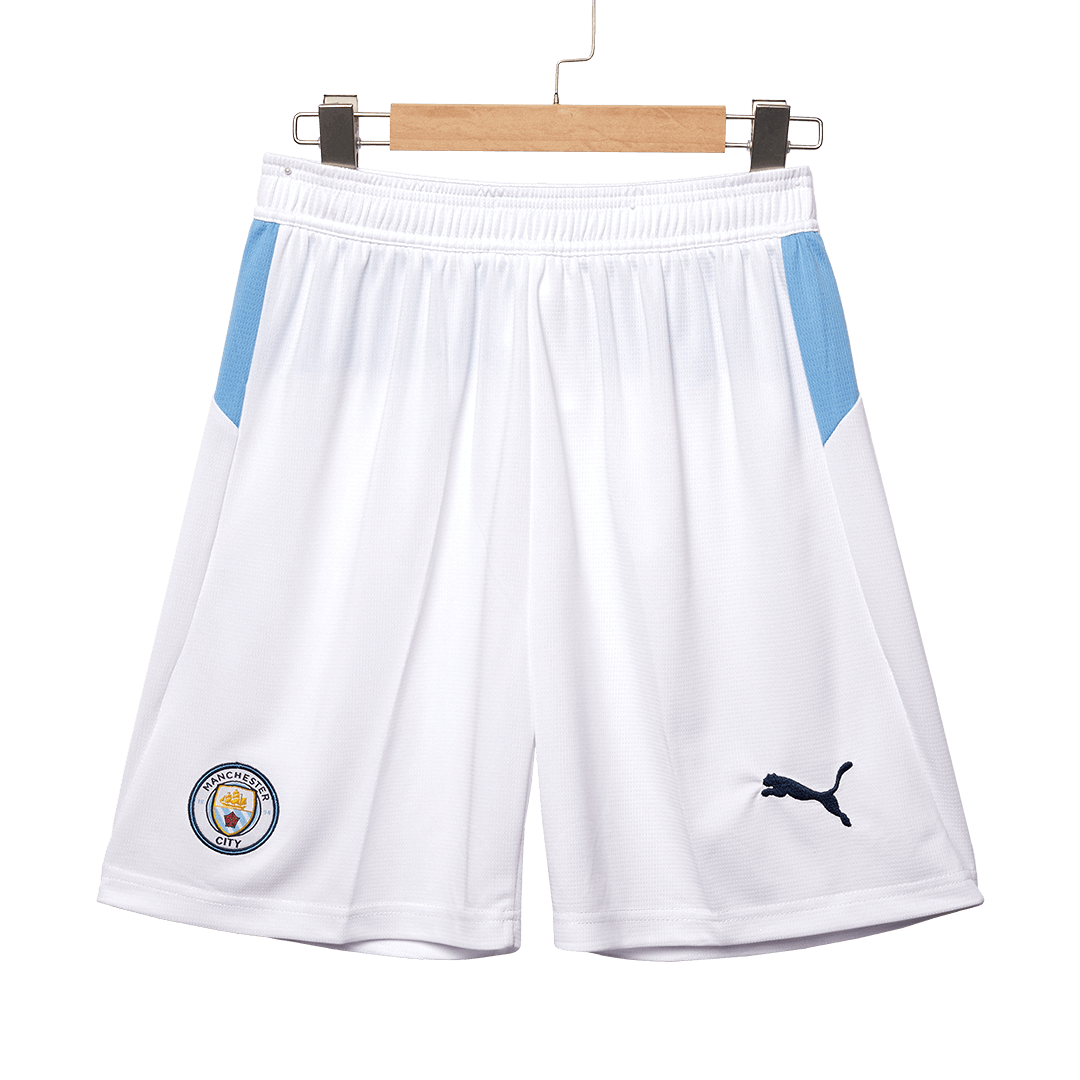 Men's Manchester City 2025/26 Home Soccer Shorts product view 8