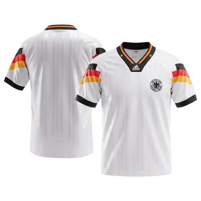 Retro Men's Germany 1992 Home Soccer Jersey product view 7