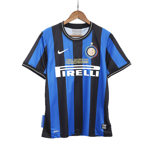 Retro Men's Inter Milan UCL UCL Final 2009/10 Home Soccer Jersey product view 1