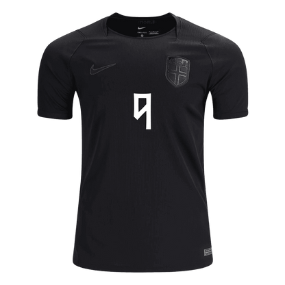BRAUT HAALAND #9 Men's Norway World Cup 2026 Away Soccer Jersey product view 2