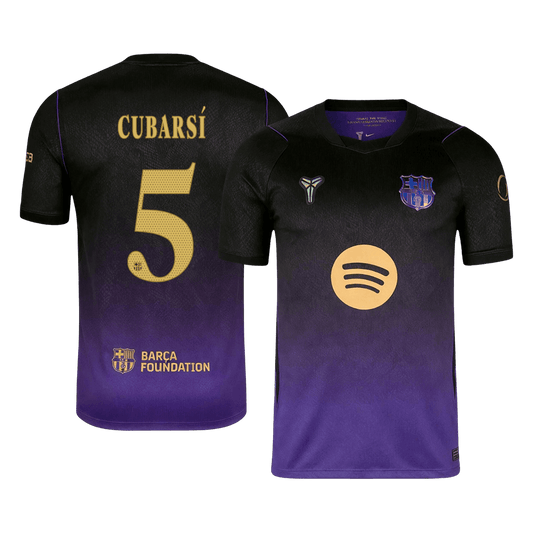 CUBARSÍ #5 Men's Barcelona UCL 2026/27 Away Soccer Jersey product view 1