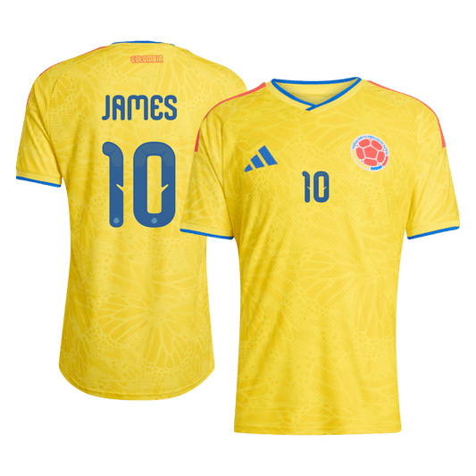 JAMES #10 Men's Colombia World Cup 2026 Player Version Home Soccer Jersey - Slim Fit product view 1