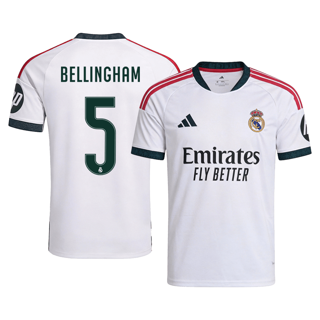 BELLINGHAM #5 Men's Real Madrid 2026/27 Home Soccer Jersey Premium product view 1