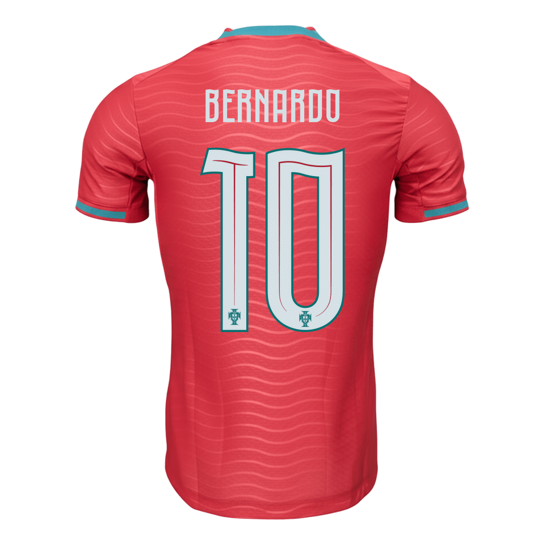 BERNARDO #10 Men's Portugal World Cup 2026 Player Version Home Soccer Jersey - Slim Fit product view 8