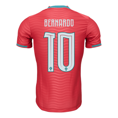 BERNARDO #10 Men's Portugal World Cup 2026 Player Version Home Soccer Jersey - Slim Fit product view 8