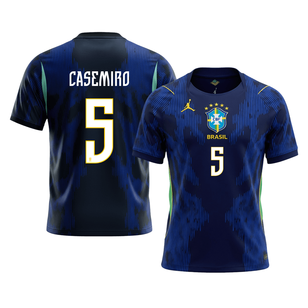 CASEMIRO #5 Men's Brazil World Cup 2026 Away Soccer Jersey product view 1