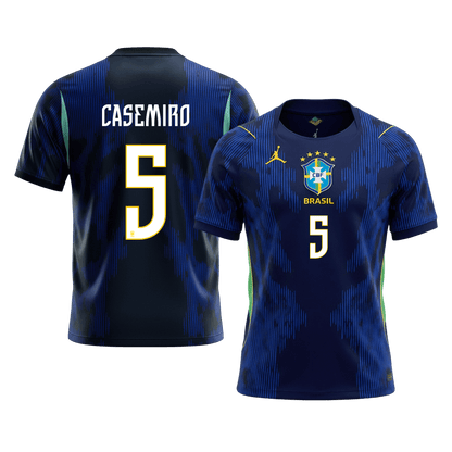 CASEMIRO #5 Men's Brazil World Cup 2026 Away Soccer Jersey product view 1