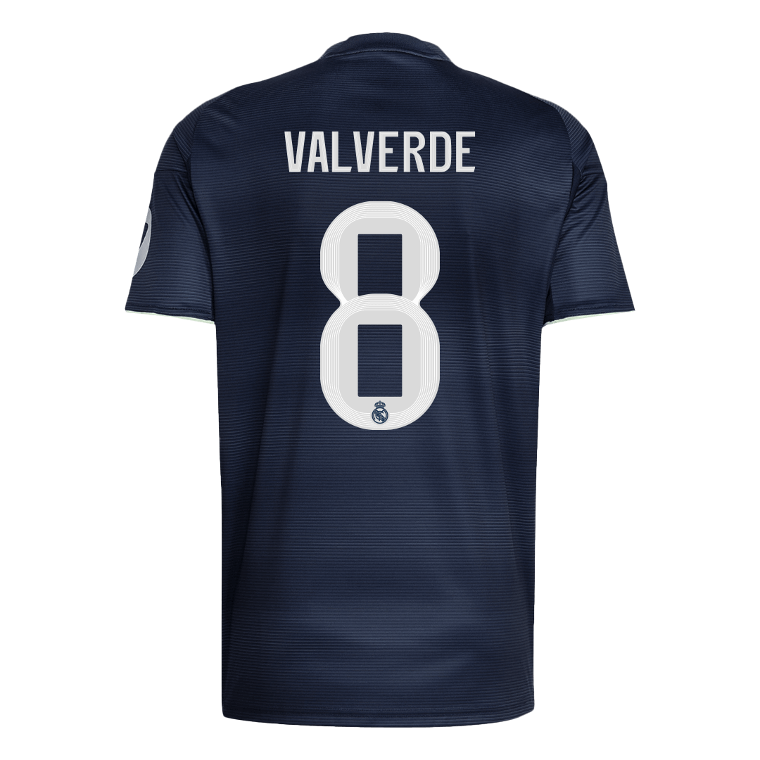 VALVERDE #8 Men's Real Madrid 2025/26 Away Soccer Jersey Premium product view 11