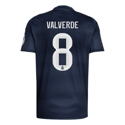 VALVERDE #8 Men's Real Madrid 2025/26 Away Soccer Jersey Premium product view 11