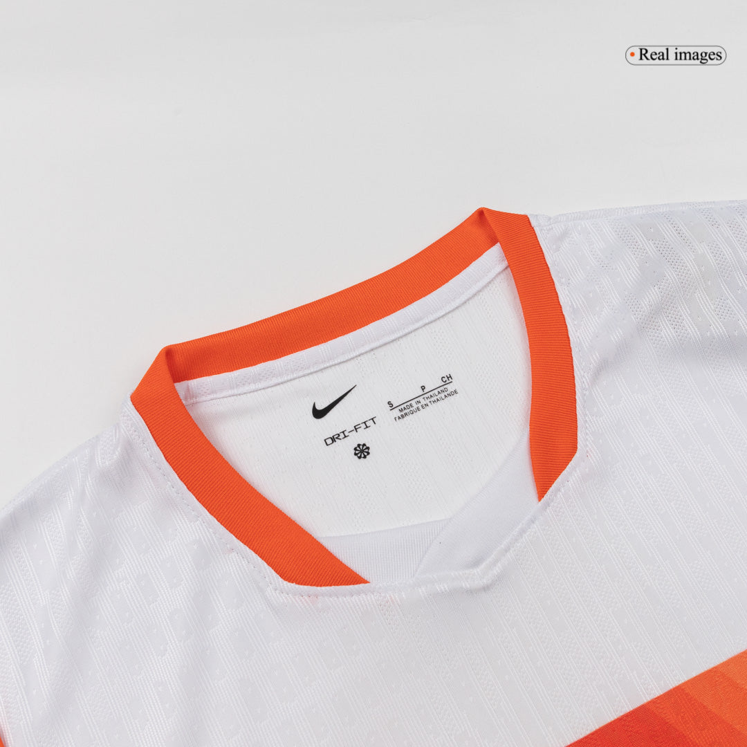 VIRGIL #4 Men's Netherlands World Cup 2026 Player Version Away Soccer Jersey - Slim Fit product view 6