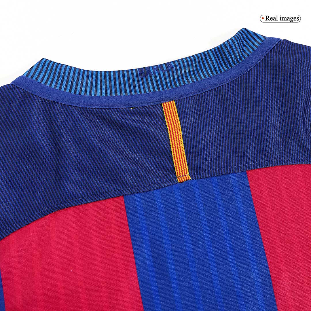 Retro MESSI #10 Men's Barcelona 2016/17 Home Soccer Jersey product view 7