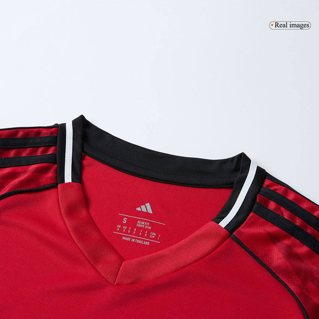 Men's Manchester United 2025/26 Home Long Sleeve Soccer Jersey product view 8