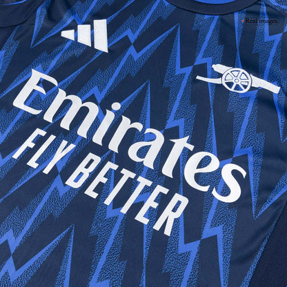 Men's Arsenal 2025/26 Away Long Sleeve Soccer Jersey product view 5