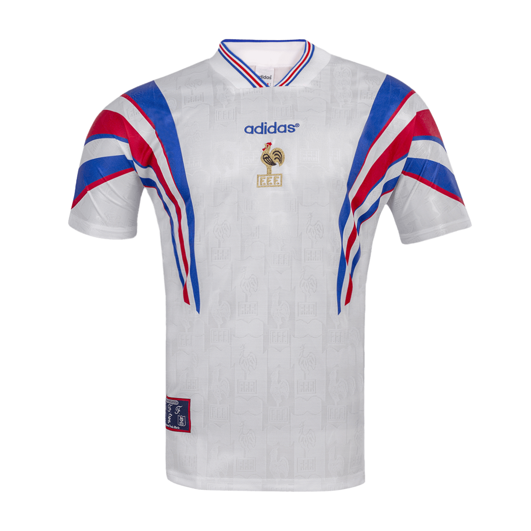 Retro Men's France 1996 Away Soccer Jersey product view 1