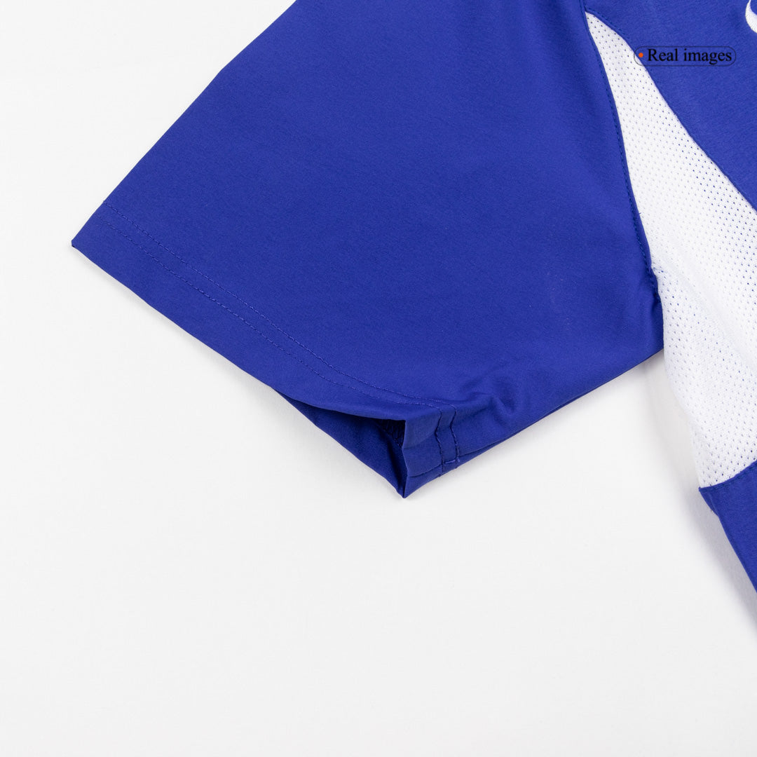 Retro Men's Brazil 2002 Away Soccer Jersey product view 3