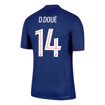 D.DOUÉ #14 Men's PSG 2025/26 Player Version Home Soccer Jersey - Slim Fit product view 9