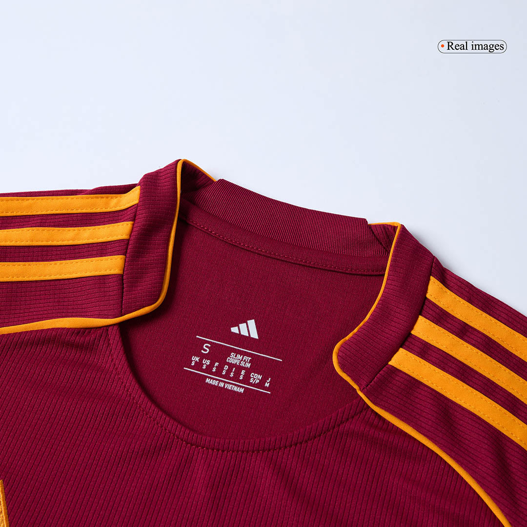 Men's Roma 2025/26 Home Soccer Jersey Kit