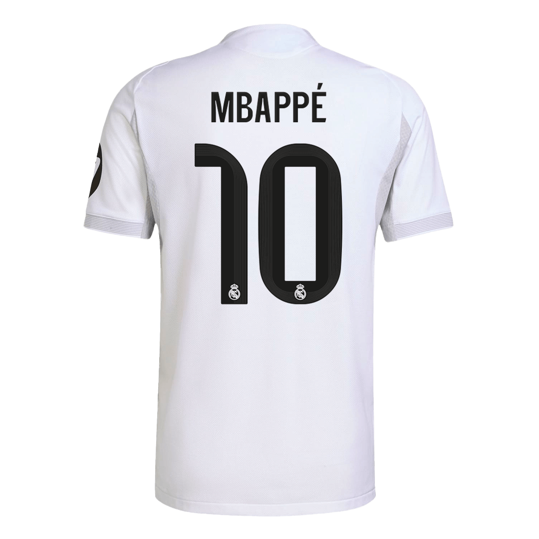 MBAPPÉ #10 Men's Real Madrid 2025/26 Home Soccer Jersey Premium product view 9