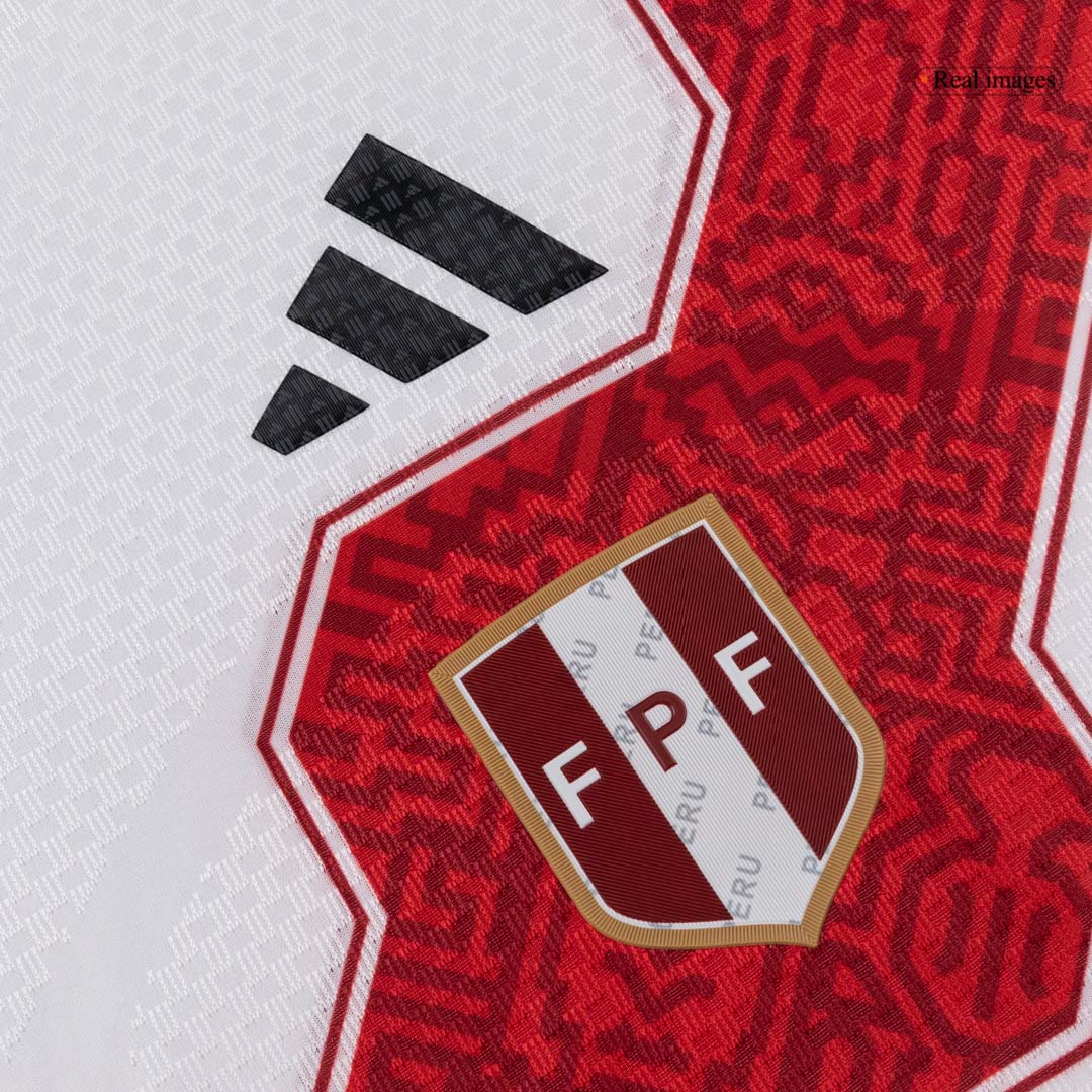 Men's Peru World Cup 2026 Player Version Home Soccer Jersey - Slim Fit product view 6