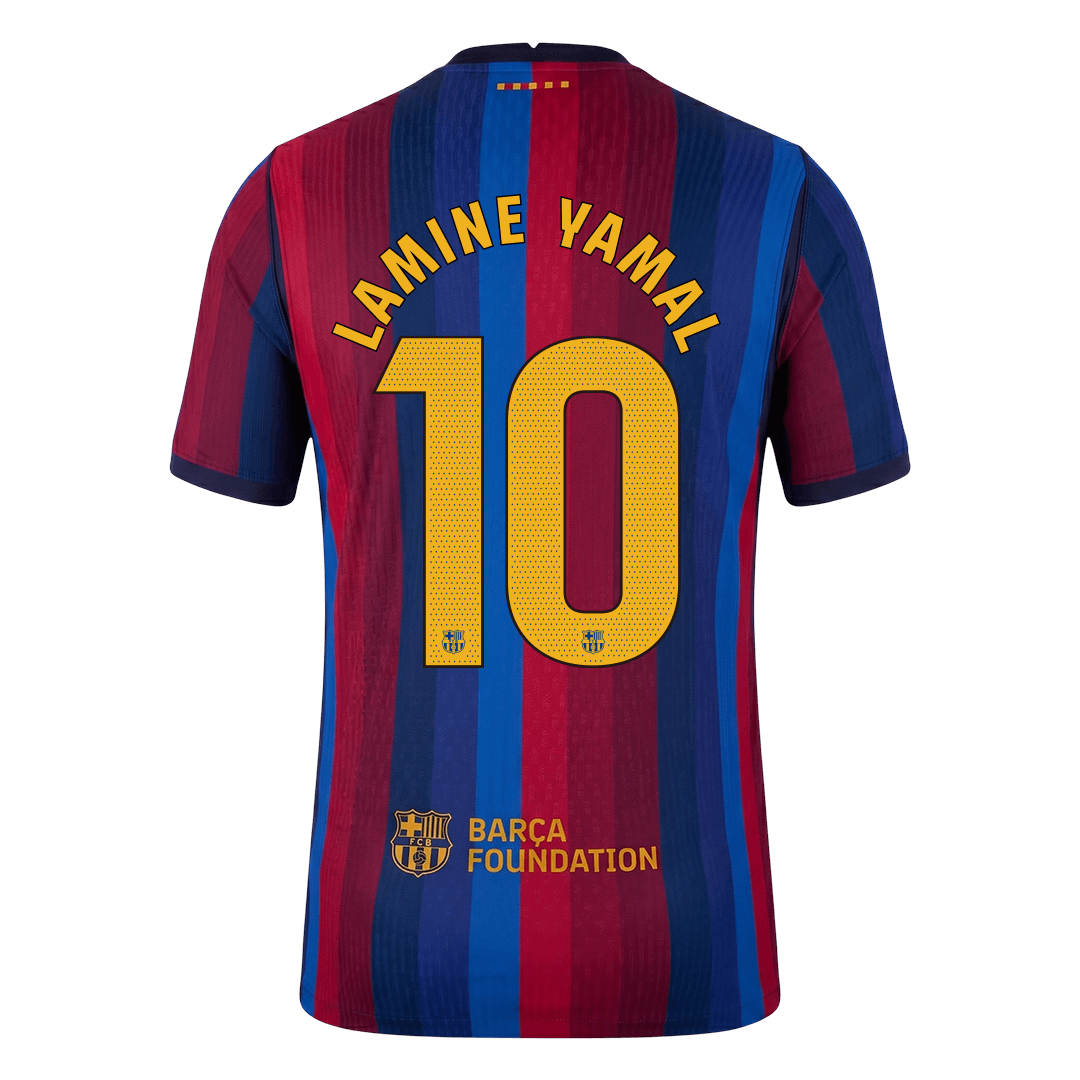 LAMINE YAMAL #10 Men's Barcelona 2026/27 Player Version Home Soccer Jersey product view 3