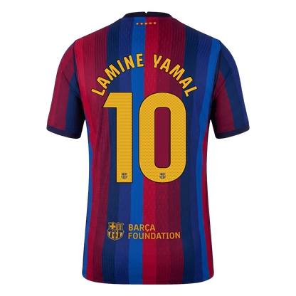 LAMINE YAMAL #10 Men's Barcelona 2026/27 Player Version Home Soccer Jersey product view 3