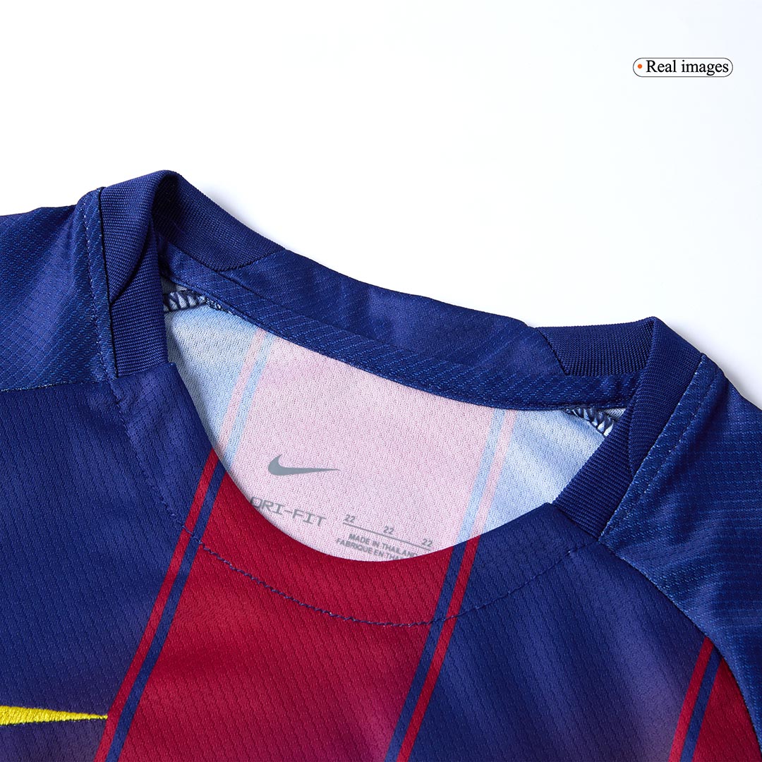 Kid's Barcelona 2025/26 Home Soccer Jersey Kit [PREMIUM]