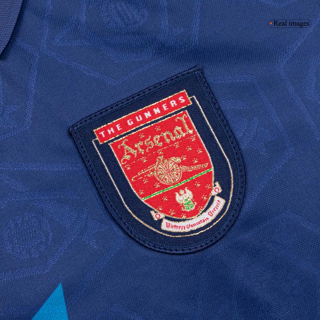 Retro Men's Arsenal 1995 Away Soccer Jersey product view 7