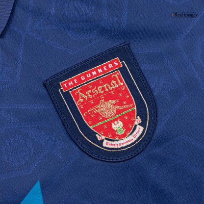 Retro Men's Arsenal 1995 Away Soccer Jersey product view 7